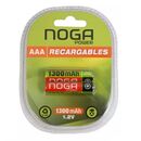 Set de dos pilas recargables AAA Noga NP-AAAM 1.3B - Miniatura 1