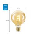 Lampara Led Wiz Wifi Tipo Globo G95 Blanco Regulable De 2000 929003018312 - Miniatura 3