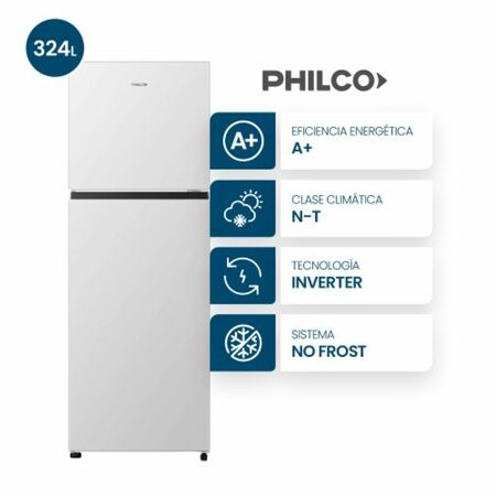 Heladera Philco Top Mount No frost Inverter 324L Blanco - PHNT324BDI