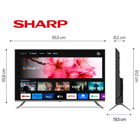 Tv Sharp Aquos 43 pulgadas FHD Google