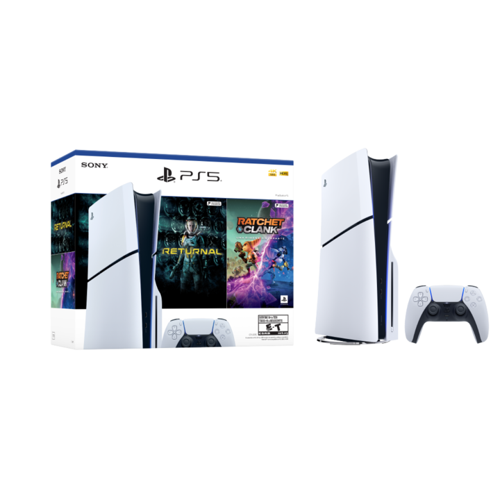 Playstation 5 Sony PS5STDBNDL1 Standard Slim Con 2 Juegos - Vista principal