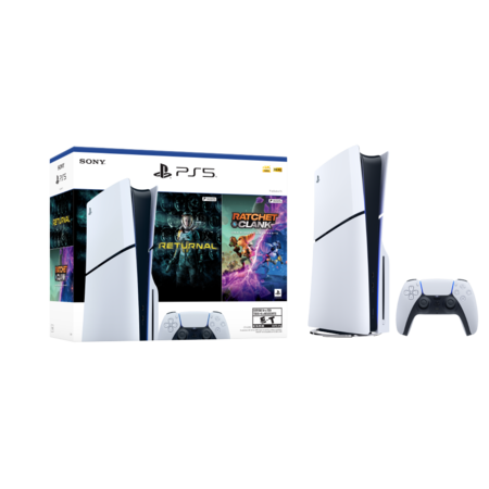 Playstation 5 Sony PS5STDBNDL1 Standard Slim Con 2 Juegos