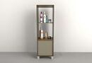 Columna 0,45m 1 Puerta Nogal L. Gris C. Tables - Miniatura 1
