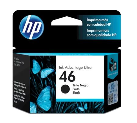 Cartucho HP 46 Black Ink Cartridge