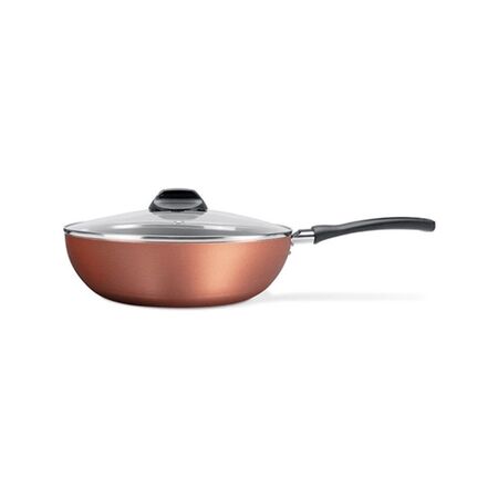 Wok cTapa de 2.3L Antiadherente 24 cm Cobre - Linea Clove Brinox 7111466
