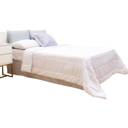 Cubrecama Casablanca Oro Liso Bl Full