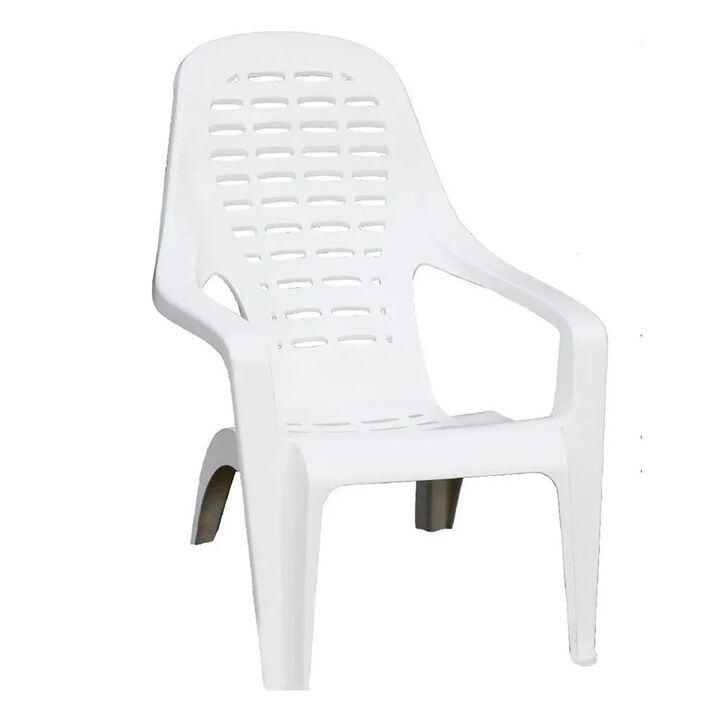 Sillon Plastico Beach Voss 2000 Blanca - Vista principal