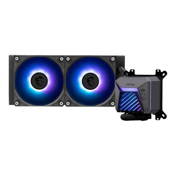 Water Cooling MSI MAG CORELIQUID A15 240 2x CPU Cooler 240mm Black - Vista principal