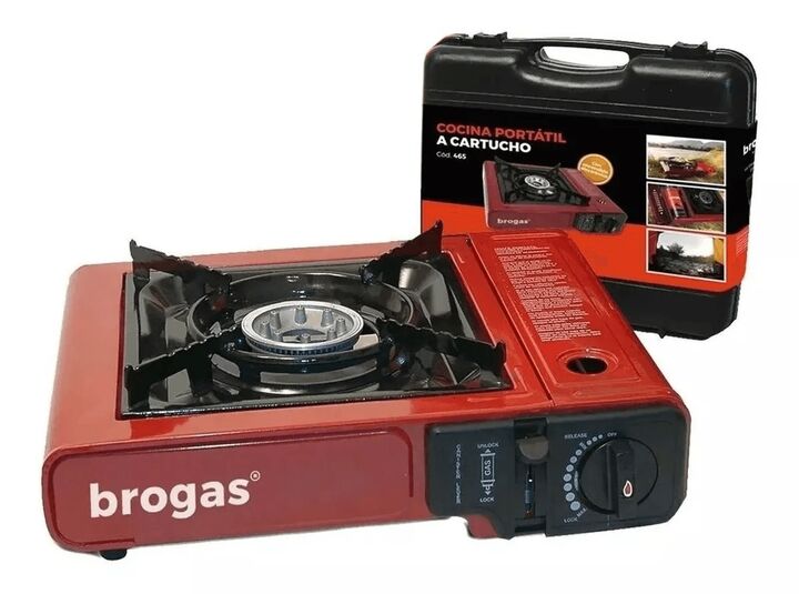 Anafe CValija Una Hornalla C Enc. Elec. Para Camping Brogas 465 - Vista principal