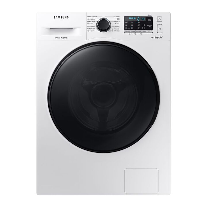 Lavarropas Samsung WW95AA  9.5kg Eco Bubble Inverter A Bco - Vista principal