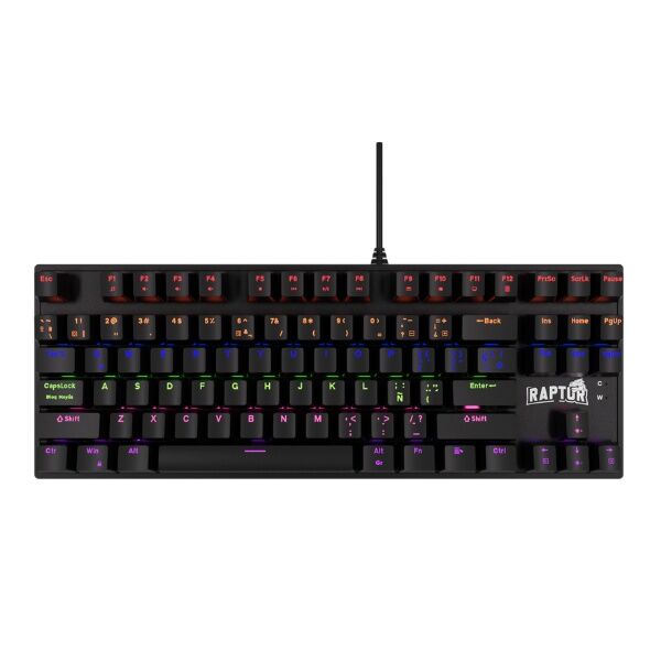 Teclado Raptor Fireclaw M87 Mecanico Retroiluminado Switch - Vista principal