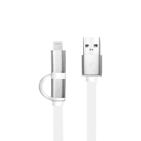 Cable Lightning Y Micro Usb 2 En 1 Argomtech