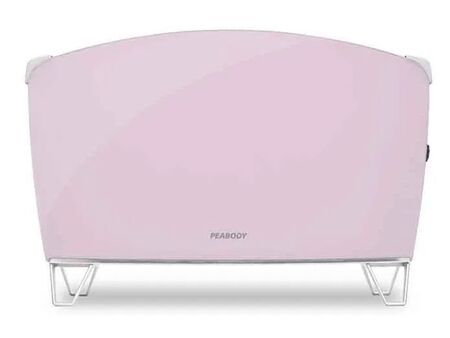 Vitroconvector Peabody Pe-bvc15p Doble Vidrio 1500w Rosa