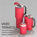 Vaso Asobu Duplex 660 ml  360 ml - Red - Miniatura 8