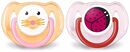Chupetes Classic Avent Deco X2 Chupetes Animales 6-18M. Rosa Ave SCF18215 - Miniatura 1