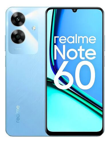 Celular Realme Note 60 128gb 4gb Ram 32mp Voyage Blue - Vista principal