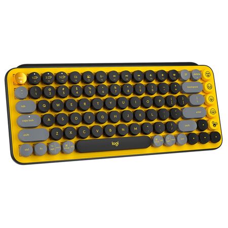 Teclado Logitech Pop Keys Mecanico Yellow 920-010713
