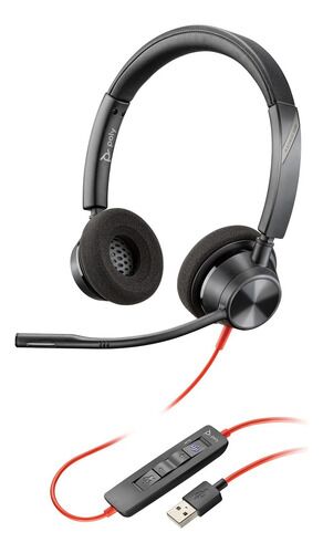 Auriculares USB-A Poly Blackwire 3320 con certificación de Microsoft Teams - Vista principal
