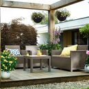 Set de Jardin Keter Elodie 2 Sillas 1 Sillon 1 Mesa Cappucci - Miniatura 5