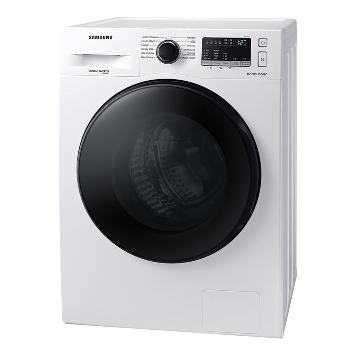 Lavarropas Samsung WW70AA46BW Inverter Ecobubble 7kg Blanco - Vista principal