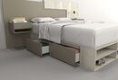 Box 1,40m 4 Cajones Nevado Gris C. Tables - Miniatura 3