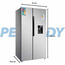 Heladera Side By Side Peabody 554 Lts No Frost Inverter - Miniatura 3