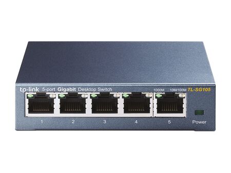 Switch Tp-Link TL-SG105 5P TpLink Gigabit Acero