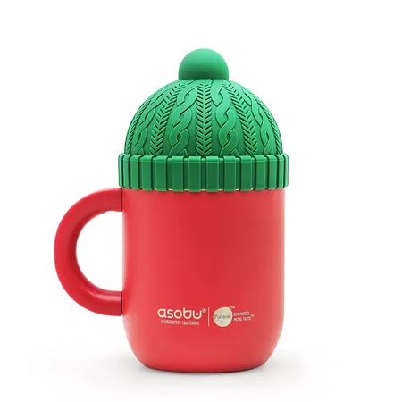 Mug Asobu Happy Hat 360ml - Red