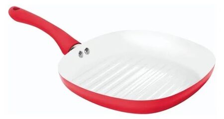 Bifera Ceramica Acanalada Roja Carol 41902 ROJ