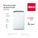 Acondicionador de Aire Portátil RCA AAPR12XP 3100 Watts – Frio/Calor - Miniatura 7