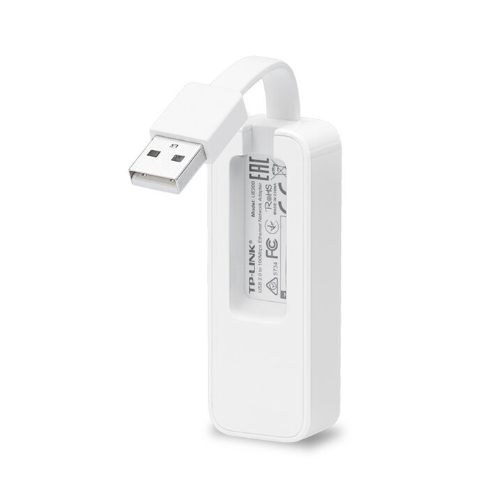 Placa Red Tp-Link UE200 Adaptador USB 2.0 a Tp-Link RJ45 - Vista principal