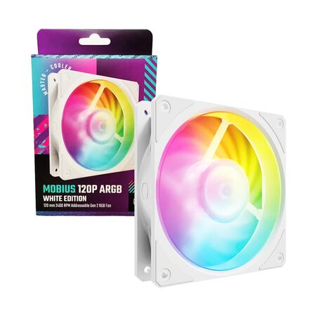 Ventilador Cooler Master Mobius 120P ARGB Blanco
