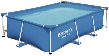 Pileta Estructural Rectangular Bestway Lona 2300 Litros Steel Pro