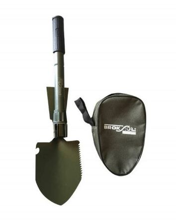Pala Y Zapa Plegable Con Brujula Y Funda Brogas - PAL-02
