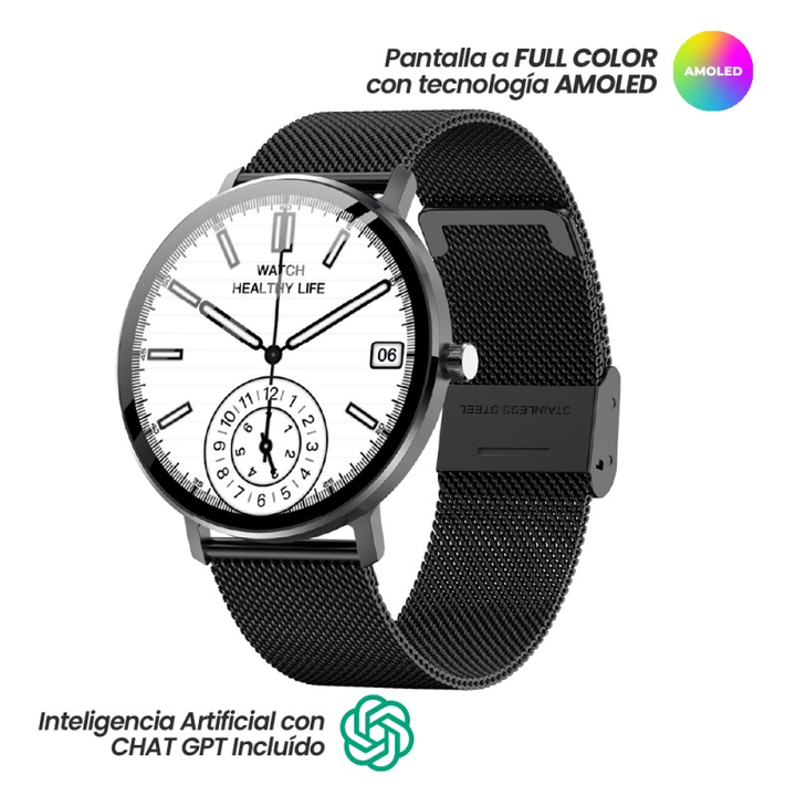 Smartwatch Grow Home Gr23 Luxe Negro Ia - Vista principal