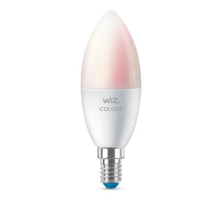 Lampara Inteligente Wiz Bulbo Vela LED Wi-Fi BLE 40W C37 E14 922-65 RGB 1PF6 929002448812
