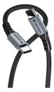 Cable 60w de Carga y Sincronizacion USB C to USB C 120cm negro - Miniatura 4