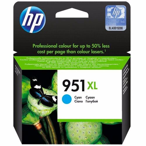 Cartucho de Tinta HP 951XL CN046AL CYAN original Pro 8600 - Vista principal
