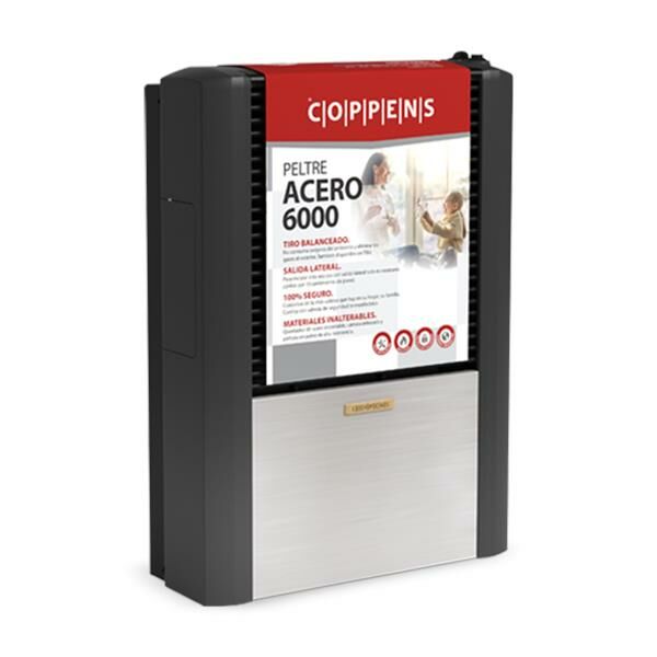 CALEFACTOR COPPENS PELTRE ACERO 6000 kcal/h - TBU, C/SALIDA IZQ. - Vista principal