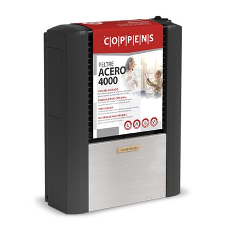 CALEFACTOR COPPENS PELTRE ACERO 4000 kcla/h - TBU, MG, C/SALIDA DER. (C40UDPAM)