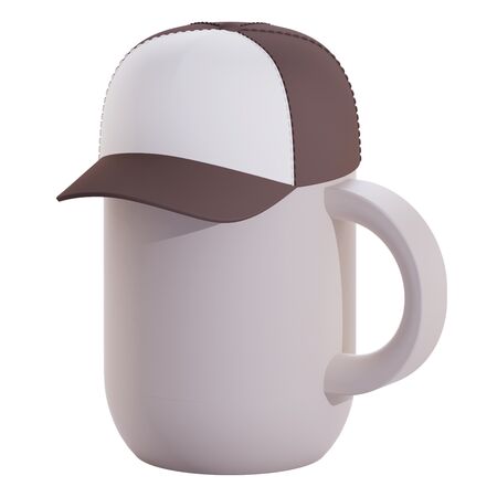 Vaso Térmico Asobu Happy Hat Trucker 360ml - Brown