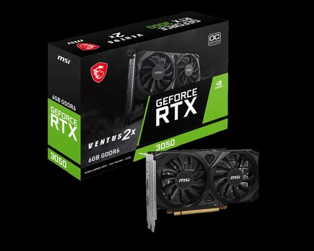 Placa de Video MSI GeForce RTX 3050 VENTUS 2X 6G OC