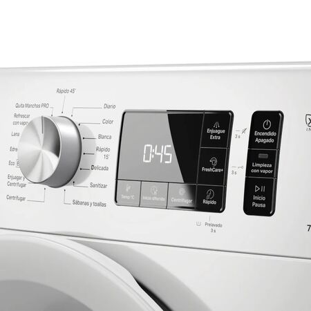 Lavarropas Whirlpool WNQ70AB 7Kg 1200RPM Inverter Blanco A++