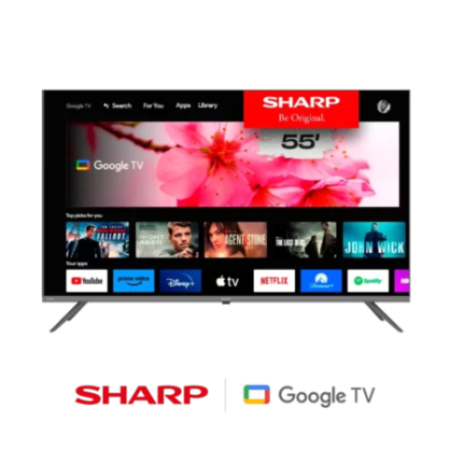 TV Sharp Aquos 55 pulgadas 4K Google