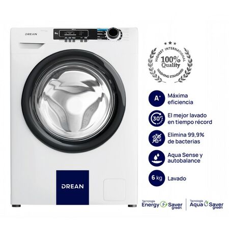 Lavarropas Automatico Drean Lfdr0606Lb0 6Kg 600Rpm