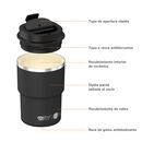 Vaso Térmico Asobu Coffee Express 360 ml - Pastel Peach - Miniatura 4