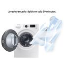 Lavasecarropas Samsung WD95A4453BWUBG 9,5kg Ecobubble White - Miniatura 2