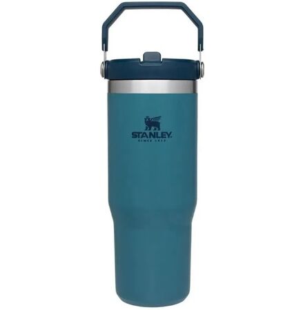 Botella Termica Stanley Flip Straw Azul 887 Ml 10-09993-027