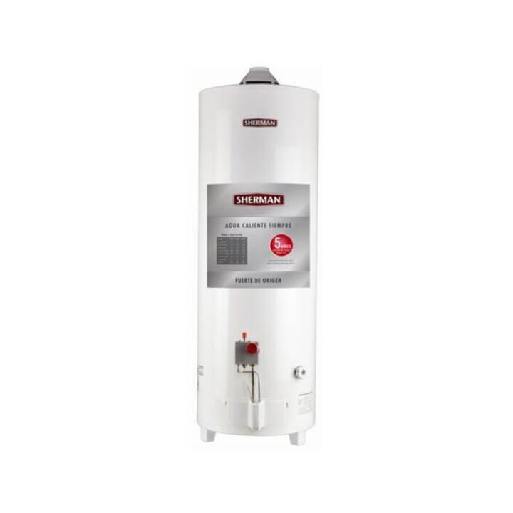 TERMOTANQUE SHERMAN TPGP120MSH13 DE PIE - 120LTS, C. SUP., MG - Vista principal