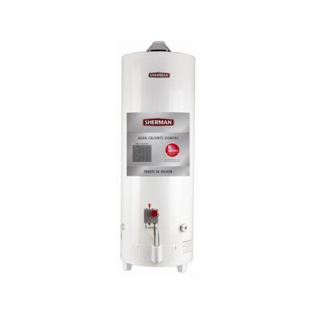 TERMOTANQUE SHERMAN TPGP120MSH13 DE PIE - 120LTS, C. SUP., MG